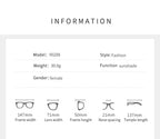 Sunglasses Integrated Frame High-end Frameless New Sunglasses Metal Polygonal Fashion Glasses 90288