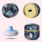 Powder Puff and Powder Container for Body Dusting Powder Case with Puff fo Women Loose Powder Containers with Puff for Travel Lootquake LLC