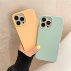 Unique Solid Color Soft Silicone Phone Cases For iPhone 13 12 11 14 Pro Max X XR XS Case For iPhone 12 13 Pro 7 8 SE Cover Silicone Phone Cover Ultra Slim Shockproof Protective Case for iPhone 14 Stevvex