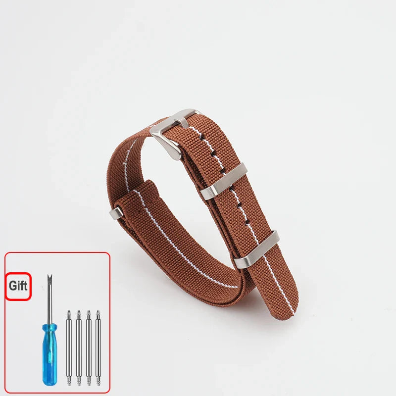 Amazfit Nylon Watch Band NATO Strap Waterproof Washable Elastic