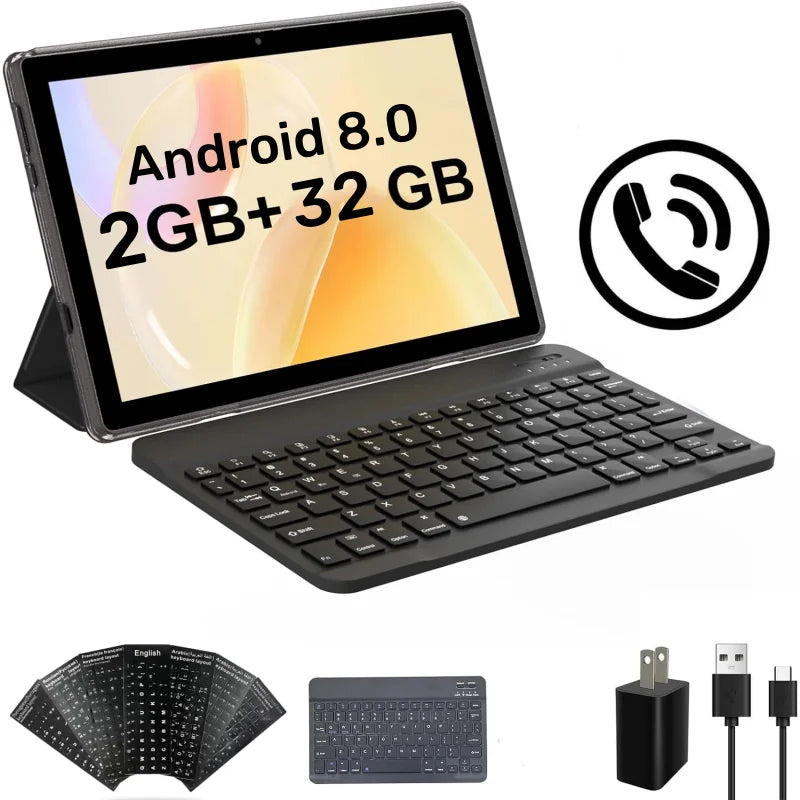 2024 Big Sale 10.6 Inch M106 Android 8.0 Tablet 4G Phone Call 2GB RAM 32GB ROM MTK9797 Quad Core Dual Camera 1920 x 1200 IPS Lootquake LLC