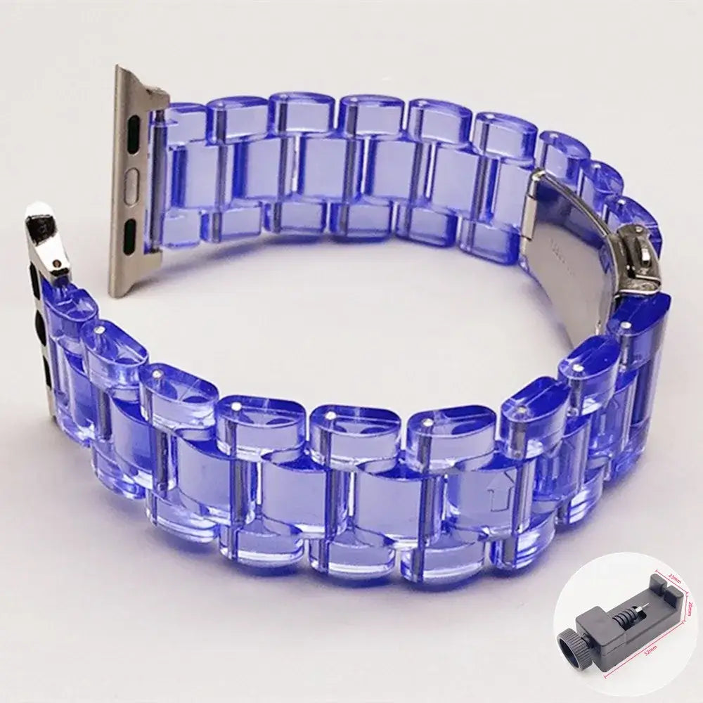 Apple Watch Resin Strap - Stylish, Durable Design - SJB-DIAMOND ELITES