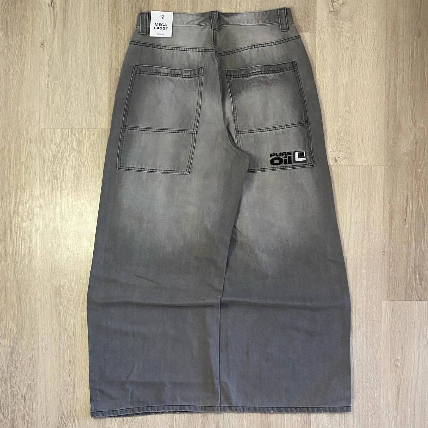 Streetwear Fashion New Multi-pocket Washed Baggy Jeans Men And Women Y2K Hip-hop Harajuku Casual Gothic High Waist Wide Trouser Lootquake LLC