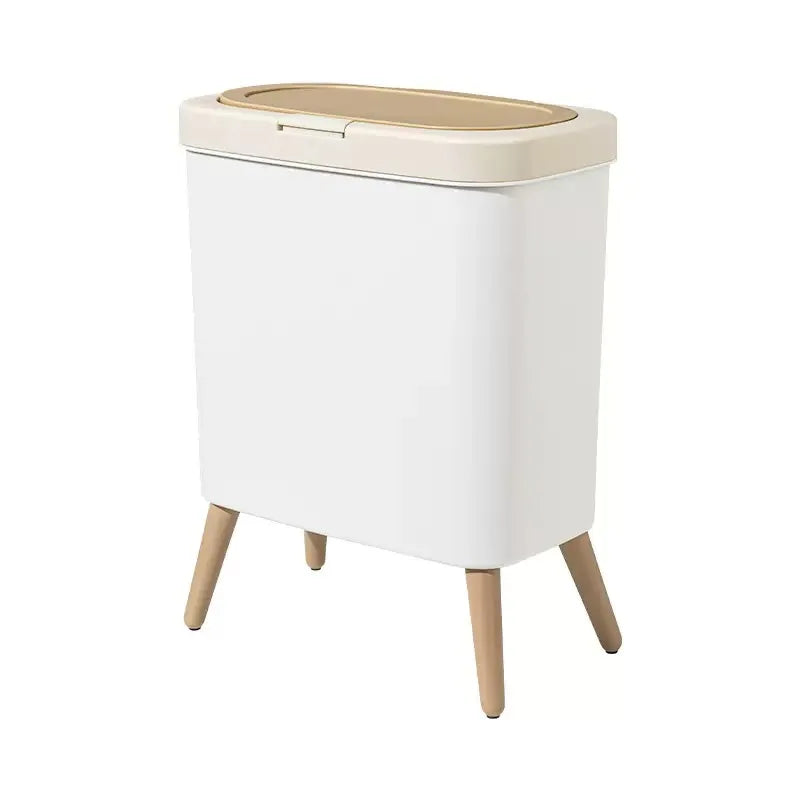 Kitchen Bathroom Living Room Office Bedroom Household Trash Can Small Medium Large Size Waste Bin with Lid Lootquake LLC