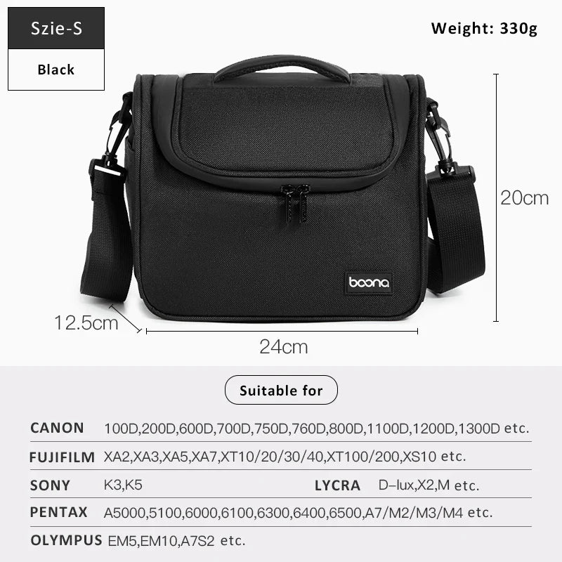 Digital SLR Shoulder Bags Waterproof  Camera Bag Lens Photography Bag for Canon Nikon Sony Micro Single Camera Sleeve Lootquake LLC