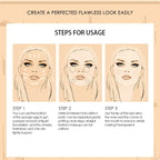 BEAUTY GLAZED Liquid Foundation,Silky Texture Full Coverage,Lightweight Oil Control Long Wearing Natural Flawless Foundation