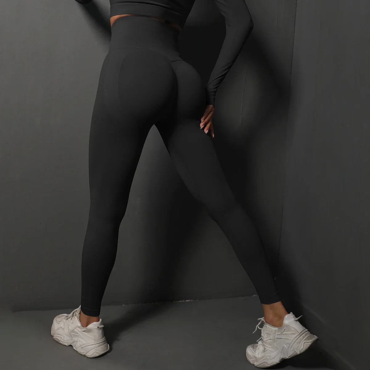 Elevate Seamless High-Waist Yoga Leggings for Women THRIXINE