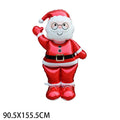 1pc New Extra Large Standing Santa Claus Foil Balloon Christmas Holiday Party Decoration New Year Birthday Supplies Easter Gift Lootquake LLC