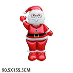 1pc New Extra Large Standing Santa Claus Foil Balloon Christmas Holiday Party Decoration New Year Birthday Supplies Easter Gift Lootquake LLC
