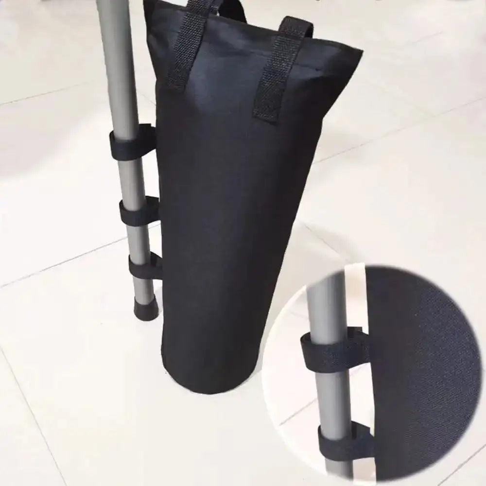 Durable Black Tent Sandbag with Handle Garden Gazebo Foot Leg Weights Sand Bag Sand Shelter Party Tent Set Camping Tools