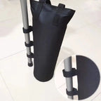 Durable Black Tent Sandbag with Handle Garden Gazebo Foot Leg Weights Sand Bag Sand Shelter Party Tent Set Camping Tools