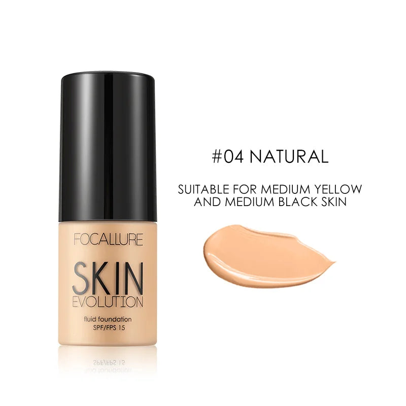 Focallure 8 Colors Face Foundation Makeup Base Liquid Foundation Cream Full Coverage Concealer Moisturizing Face Make Up Lootquake LLC