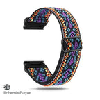 Garmin Elastic Nylon Band - Stylish, Comfortable - QuickFit BandsCo Straps