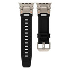 Apple Watch Silicone Metal Band - Premium Durable Strap - SJB-DIAMOND ELITES