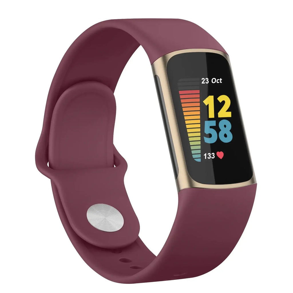 Fitbit Charge 5 6 Silicone Band - Soft Comfortable Design - SJB-DIAMOND ELITES
