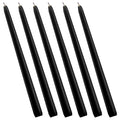 6Pcs Tall Taper Black Paraffin Wax Candles Wedding Dinner Party Use Unscented Home Decor Photography Props Lootquake LLC