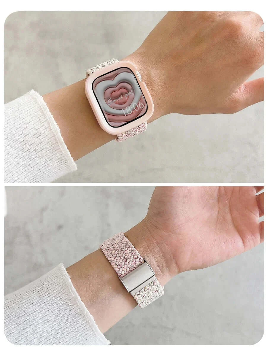 Apple Watch Nylon Strap - Durable Soft Fabric Band - SJB-DIAMOND ELITES