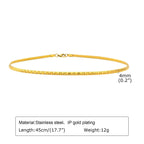 Choker Neck Cuff for Women, Open Collar Choker Torques Necklace Adjustable ,Simple Stainless Steel Jewelry