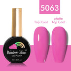 Rainbow Ghini UV LED Glitter Purple Gel Nail Polish 15ml Manicure Art Accessories Nail Glue Supplies for Professionals Varnishes Lootquake LLC