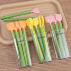 5Pcs Tulip Seal Clips Kitchen Food Snack Seal Sealing Bag Clips with Magnetic Storage Box Reusable Bag Sealer Home Storage Tools Lootquake LLC