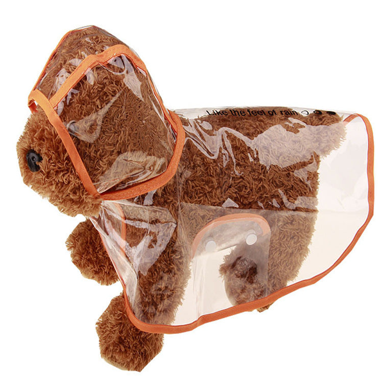 Pet Supplies Dog Raincoat Waterproof New Transparent Plastic Fashion Poncho Personalized Color Edge Costumes for Large Dogs Lootquake LLC