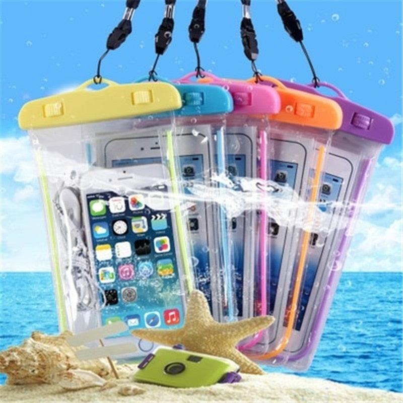 Waterproof Phone Case Universal Mobile Cover case For iPhone 13 Pro Max Phone Bag Underwater Case Phone Plastic Waterproof Underwater Pouch for Mobile Phone Case & Strap Stevvex