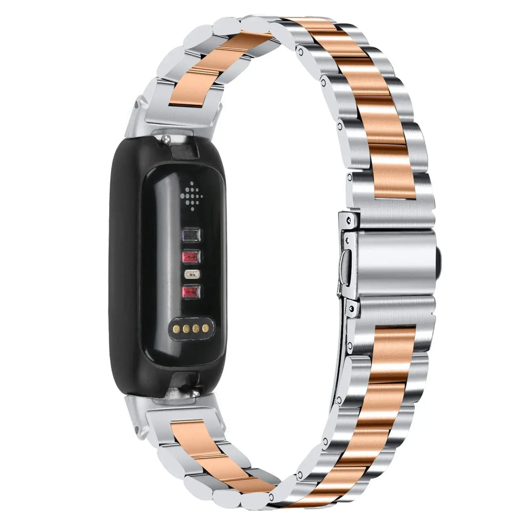 Fitbit Inspire 3 Stainless Steel Band – Premium Metal Strap - SJB-DIAMOND ELITES