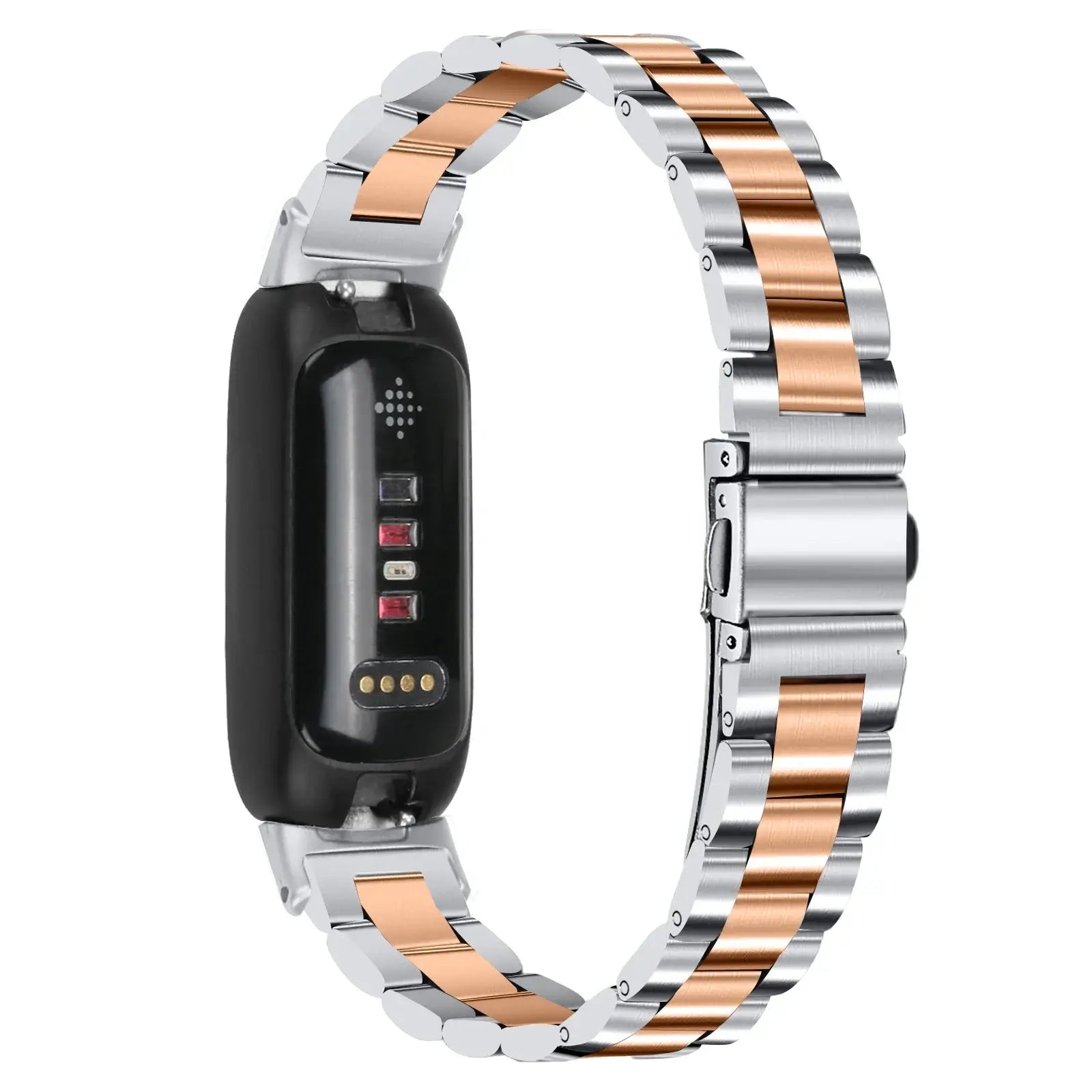 Fitbit Inspire 3 Stainless Steel Band – Premium Metal Strap - SJB-DIAMOND ELITES