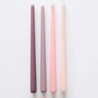 30CM Taper Candle 4 Pack - Home Interior Long Burning Dripless and Smokeless Candles Unscented - Valentines Candles for Home Lootquake LLC