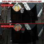 Halloween Hanging Skull Ghost Haunted House Decoration With LED Sound Ghost Ornament Indoor Outdoor Bar Halloween Party Decor Lootquake LLC