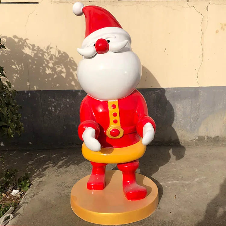 Outdoor Christmas Tree Decoration Life Size Christmas Statue For Sale