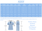 1pc Solid Color Scrubs Pants