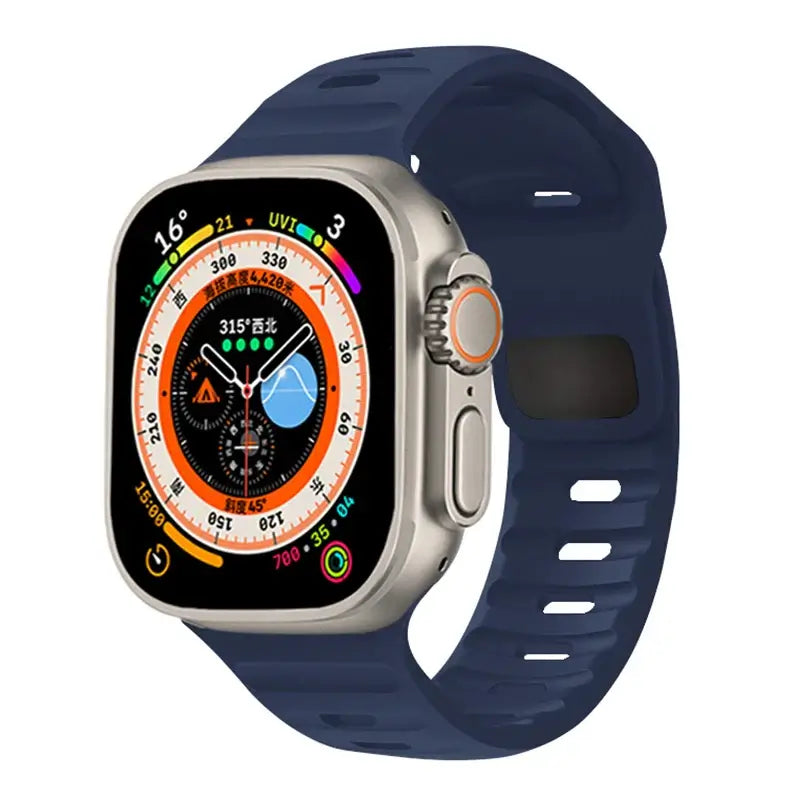 Apple Watch Silicone Band - Soft, Durable, Stylish Design - SJB-DIAMOND ELITES