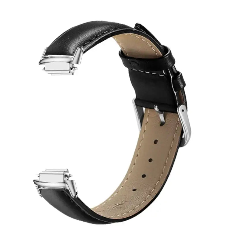 Fitbit Inspire 3, 2, 1, HR Leather Band - Genuine Strap - SJB-DIAMOND ELITES