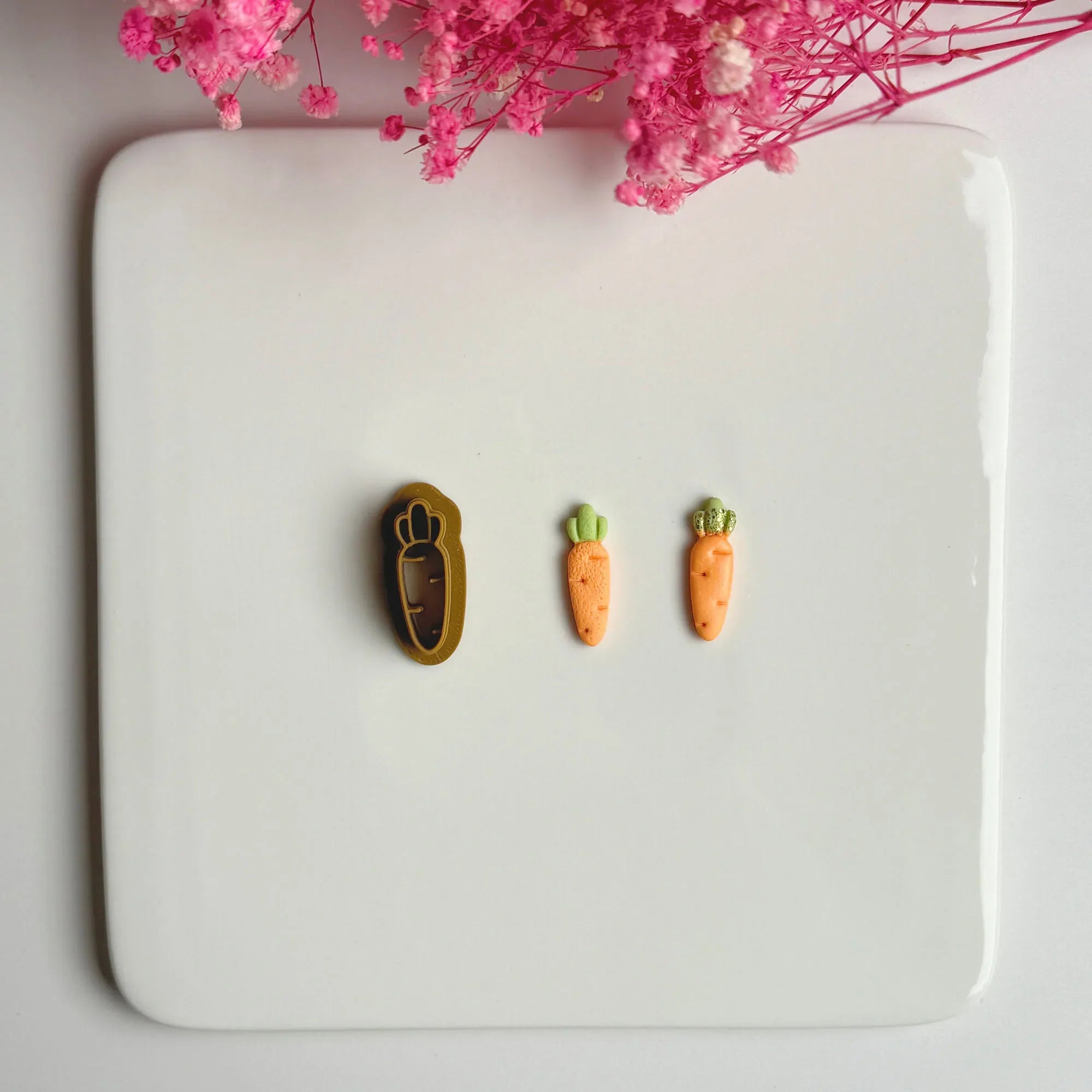 Easter Series Cute Cartoon Rabbit Carrot Shape Polymer Clay Cutters For DIY Earrings Jewelry Makings Embossing Cutting Die Lootquake LLC