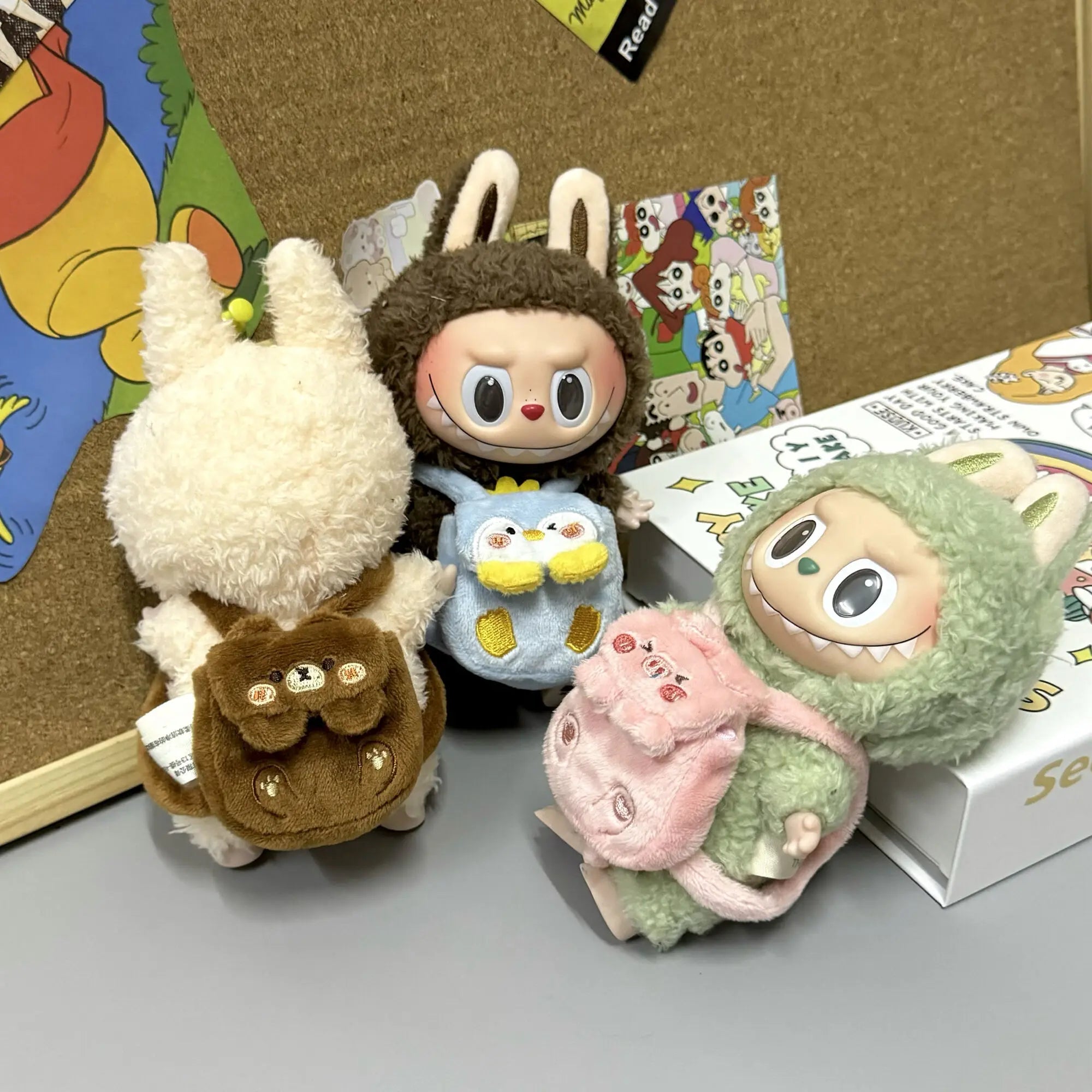 Animal Style 17Cm Labubu Backpack Hand-made Clothes Matching Doll Backpack Multiple Styles Replacement Doll Clothing Accessories Lootquake LLC