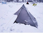 [HODR] 3F UL GEAR Lanshan 1 pro Tipi Tent Rodless Solo Ultralight 690g 20D Nylon Fabric Camping Season Tent Trekking Tents