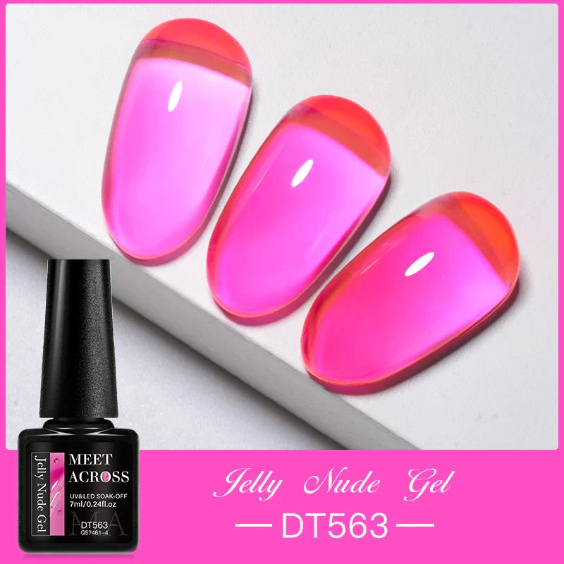 7ml Milky Jelly White Gel Nail Polish Natural Luster Long Lasting Nail Art All for Home DIY Manicure Soak Off UV LED Gel Vernis Lootquake LLC