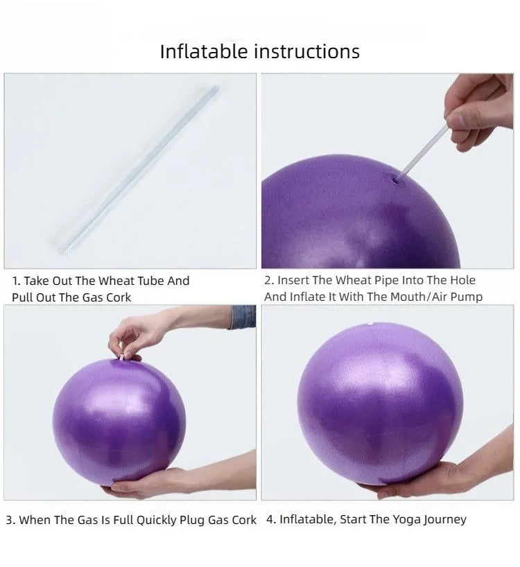 25CM New Yoga Pilates Ball Exercise Gymnastic Training Mini Balls - SJB-DIAMOND ELITES
