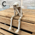 New Human Skeleton Simulation Halloween Decoration Graduation Season Decorations Goth Family Scary Cabin Halloween Decor Lootquake LLC
