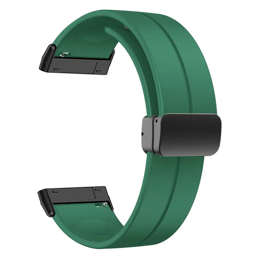 Fitbit Versa & Sense Silicone Strap With Magnetic Clasp - SJB-DIAMOND ELITES