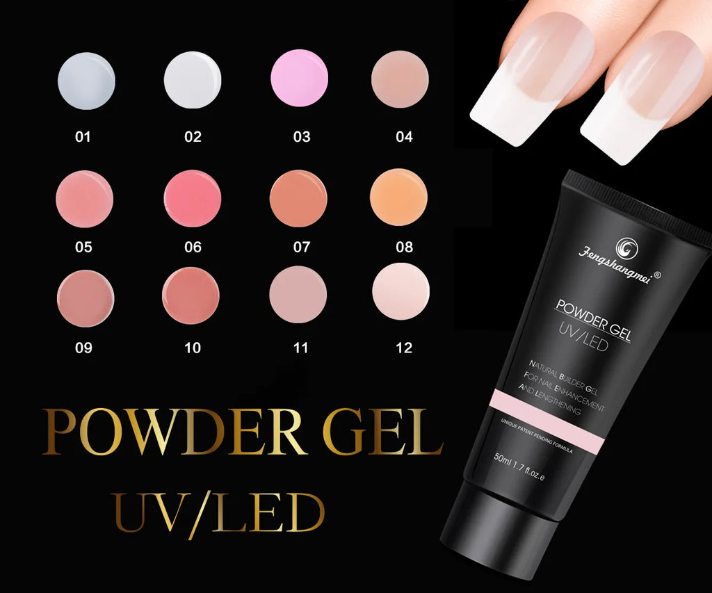 Poly Nail Gel 30g Nude Nature Builder for Nail Extension All Season Gel Color for 3D Molding Gel Nail Strengtheners Long Lasting