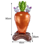Easter Bunny Inflatables Balloon Decorations Standing Carrot Balloons Cute Carrot Rabbit Happy Easter Party Birthday Decorations Lootquake LLC