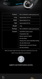 Logitech G PRO X Superlight Wireless Gaming Mouse 16K DPI Sensor Pink Wireless Gaming Mouse 25K HERO Mechanical Gaming Mouse Lootquake LLC