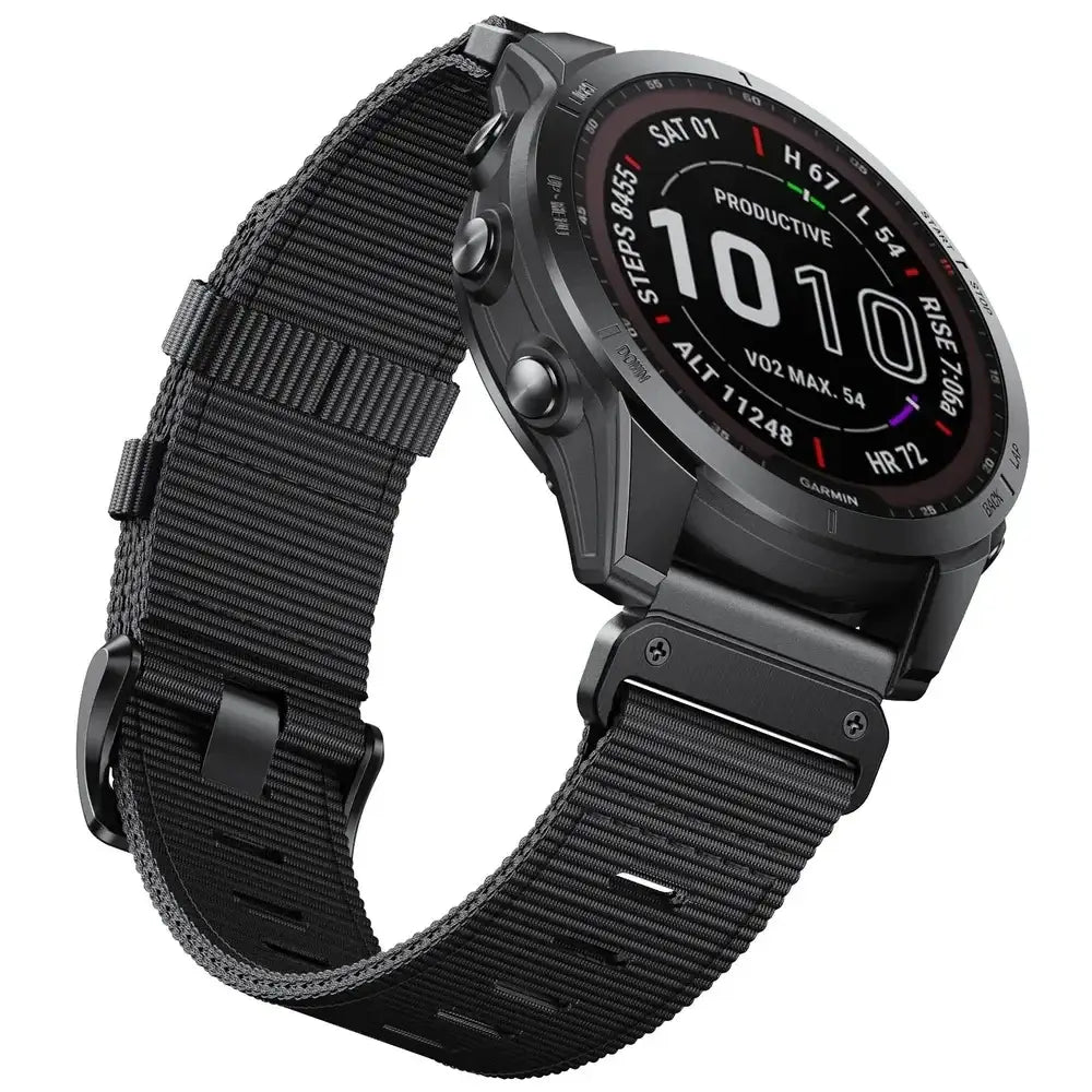 Garmin Tactical Nylon Strap - Durable QuickFit Band - SJB-DIAMOND ELITES