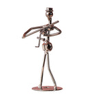 Musical Man Statue Musician Tabletop Figurine for Tabletop Spring Office Lootquake LLC