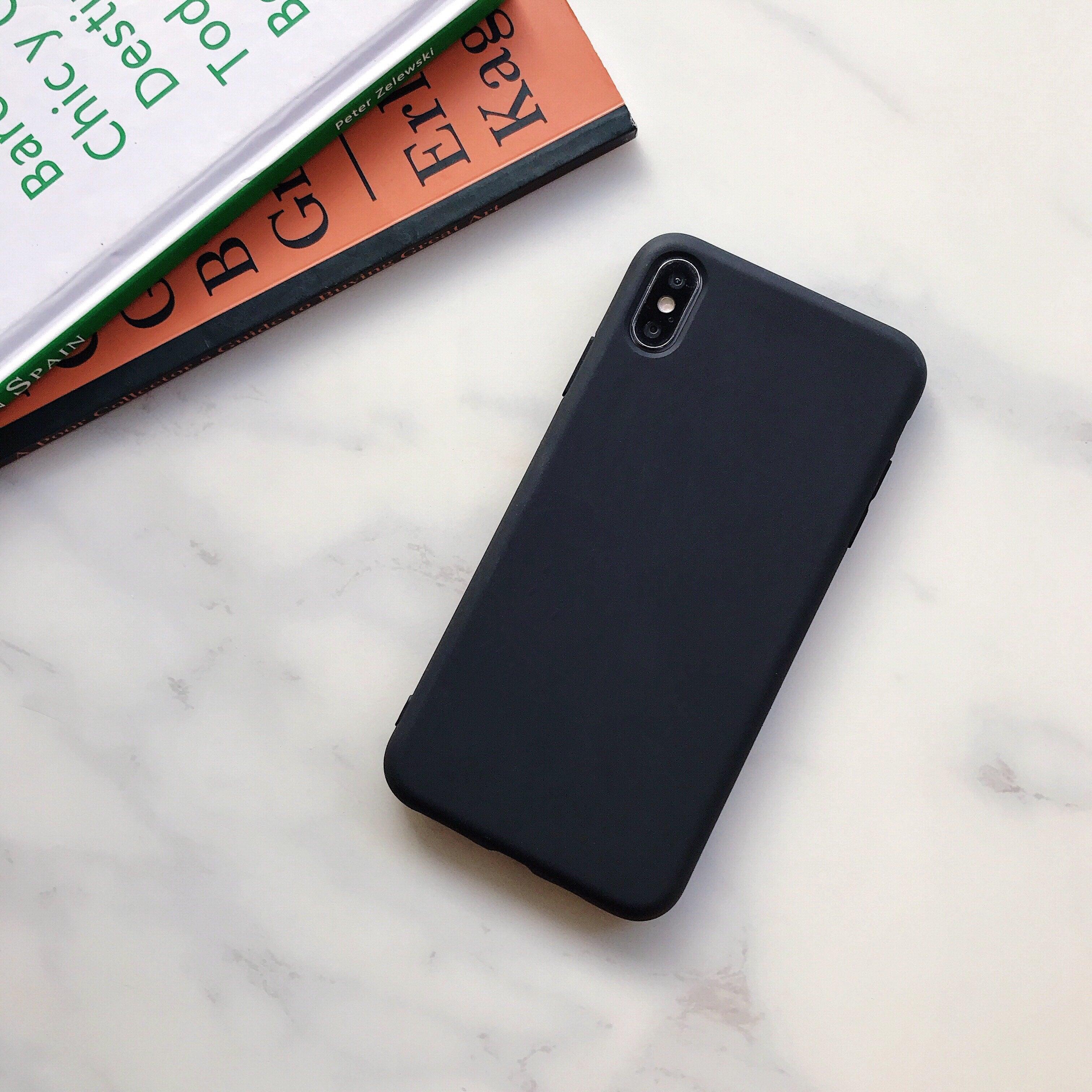 Ultra Thin Slim Fit Soft Grip Anti-Scratch Protective Cover Thicker Candy Phone Case for iPhone Soft Silicon Back Phone Cover for iPhone 12 13 Pro Max iphone Case