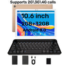 2024 Big Sale 10.6 Inch M106 Android 8.0 Tablet 4G Phone Call 2GB RAM 32GB ROM MTK9797 Quad Core Dual Camera 1920 x 1200 IPS Lootquake LLC