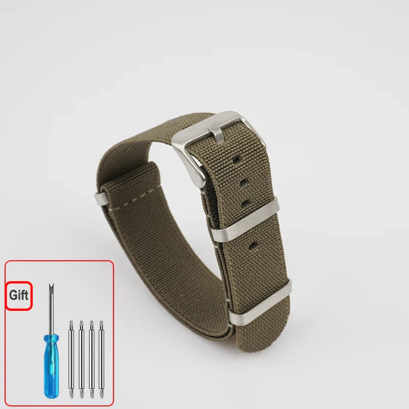 Amazfit Nylon Watch Band NATO Strap Waterproof Washable Elastic