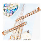 Fitbit Inspire 3 Metal Diamond Band - Elegant Strap